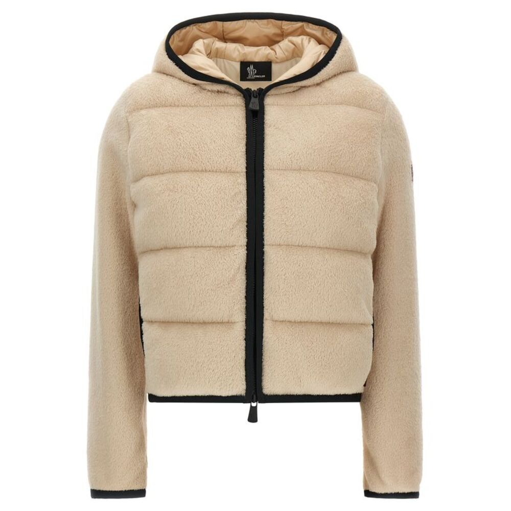 Moncler Grenoble Beige Polyester Women's Hoodie